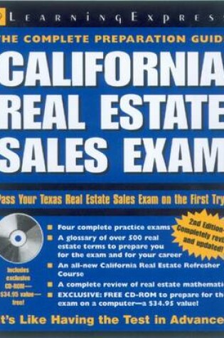 Cover of California Real Estate Sales Exam