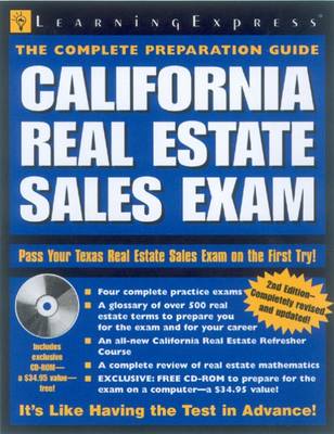 Book cover for California Real Estate Sales Exam