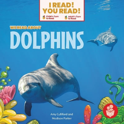 Book cover for We Read about Dolphins