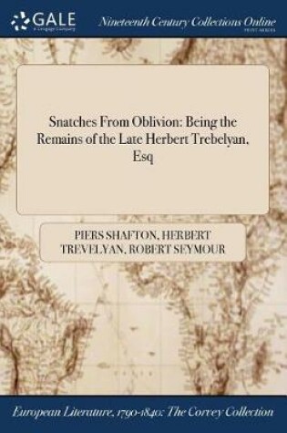 Cover of Snatches from Oblivion