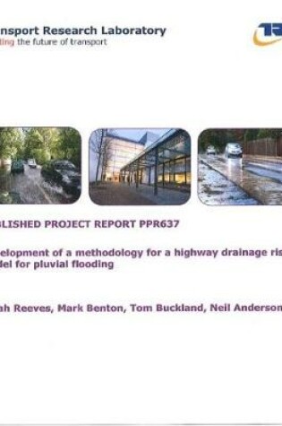 Cover of Development of a methodology for a highway drainage risk mofel for pluvial flooding