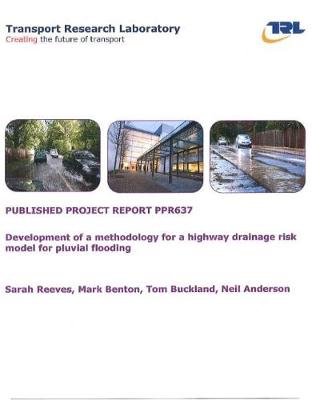 Book cover for Development of a methodology for a highway drainage risk mofel for pluvial flooding