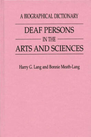 Cover of Deaf Persons in the Arts and Sciences