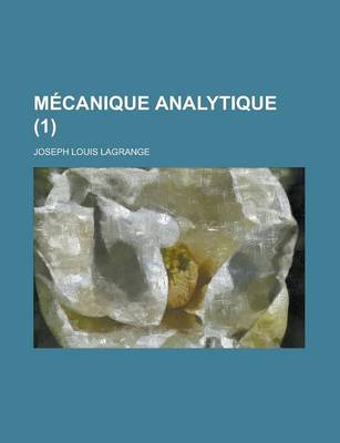 Book cover for Mecanique Analytique (1)