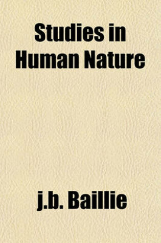 Cover of Studies in Human Nature