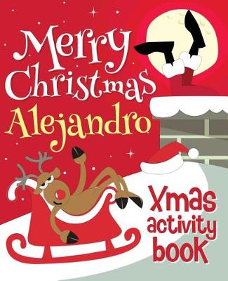 Book cover for Merry Christmas Alejandro - Xmas Activity Book