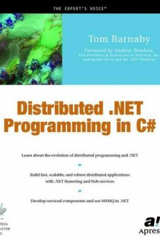 Cover of Distributed .NET Programming in C#