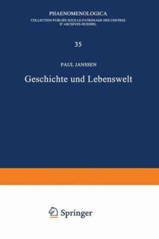 Cover of Geschichte Und Lebenswelt