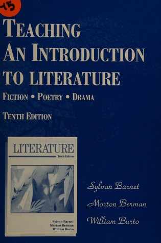 Cover of Instructors Manual Intro to Lit 93