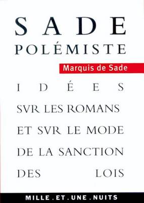 Book cover for Sade Polemiste