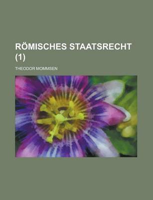 Book cover for Romisches Staatsrecht (1)