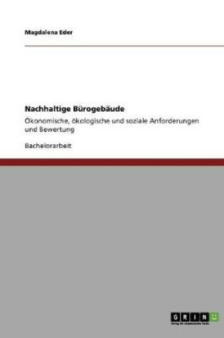 Cover of Nachhaltige Burogebaude