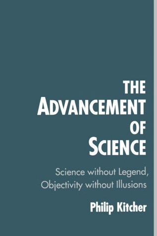 Book cover for The Advancement of Science