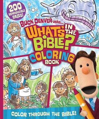 Book cover for Buck Denver Asks... What's in the Bible Coloring Book