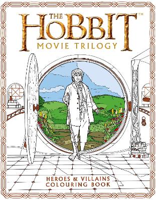 Book cover for The Hobbit Movie Trilogy Colouring Book