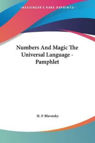 Cover of Numbers And Magic The Universal Language - Pamphlet