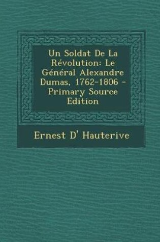 Cover of Un Soldat de La Revolution