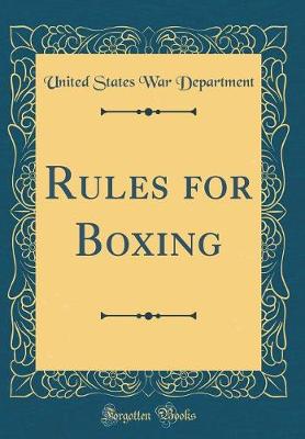 Book cover for Rules for Boxing (Classic Reprint)