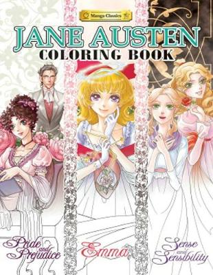 Book cover for Jane Austen Coloring Book