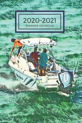Cover of Deep Sea Fishing Boat Dated Calendar Planner 2 years To-Do Lists, Tasks, Notes Appointments