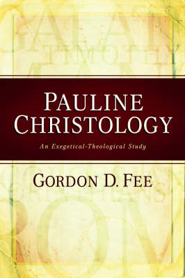 Book cover for Pauline Christology