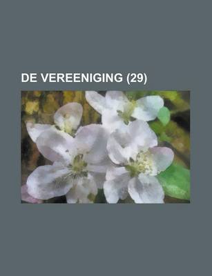 Book cover for de Vereeniging (29)