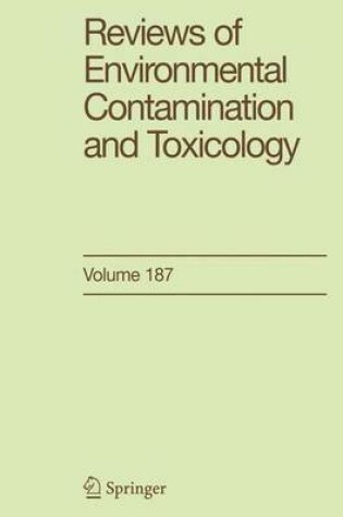 Cover of Reviews of Environmental Contamination and Toxicology