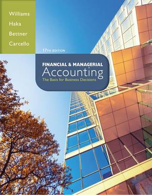 Book cover for Financial & Managerial Accounting with Connect Access Card