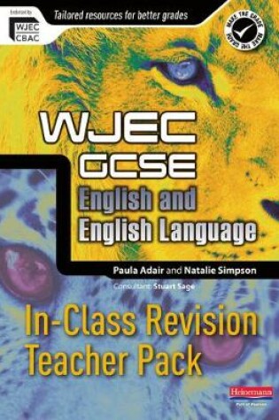 Cover of WJEC GCSE English In-Class Revision Teacher Pack