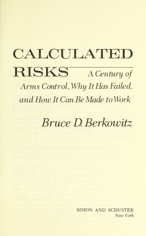 Book cover for Calculated Risks