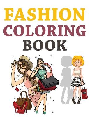 Book cover for Fashion Coloring Book