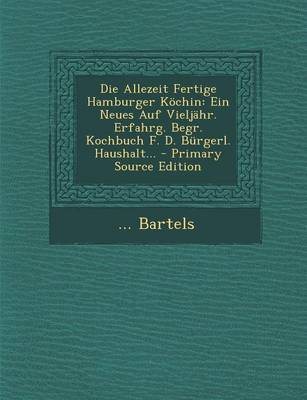 Book cover for Die Allezeit Fertige Hamburger Kochin