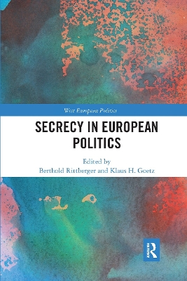 Cover of Secrecy in European Politics