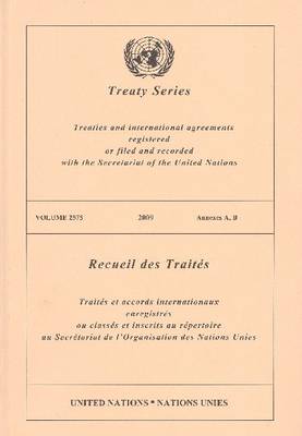 Cover of Treaty Series 2575