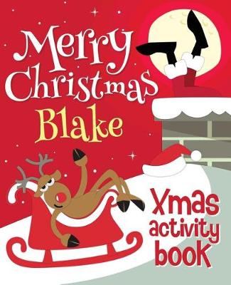 Book cover for Merry Christmas Blake - Xmas Activity Book