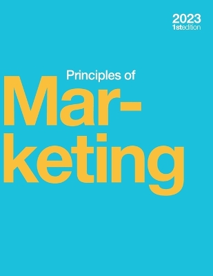 Book cover for Principles of Marketing (2023 Edition) (paperback, b&w)