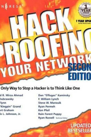 Cover of Hack Proofing Your Network 2e