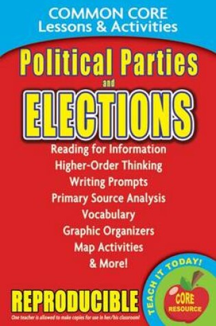 Cover of Political Parties & Elections - Common Core Lessons & Activities