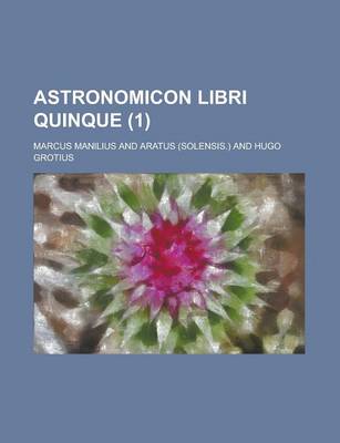 Book cover for Astronomicon Libri Quinque (1)