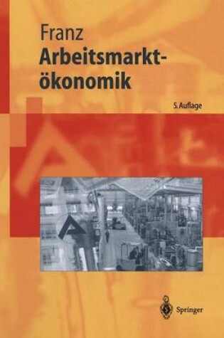 Cover of Arbeitsmarktvkonomik