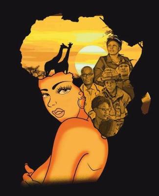 Book cover for Black Girl Magic African Roots Natural Hair Africa Afro Diva