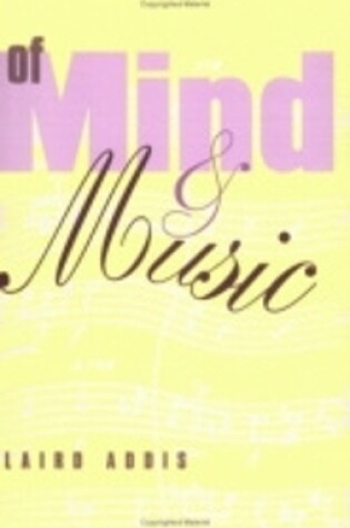 Cover of Of Mind and Music