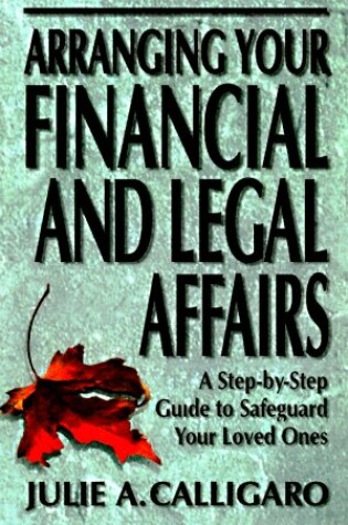 Cover of Arranging Your Financial and Legal Affairs