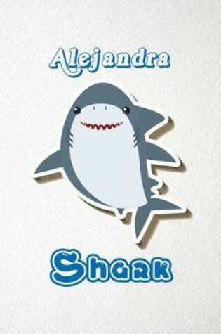 Cover of Alejandra Shark A5 Lined Notebook 110 Pages