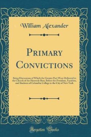Cover of Primary Convictions