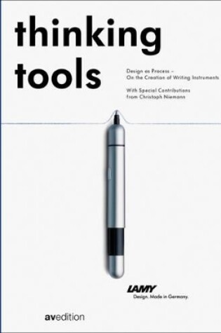Cover of Thinking Tools: Design as Process - On the Creation of Writing Utensils