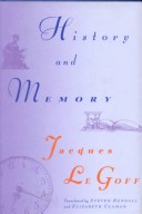 Book cover for History and Memory