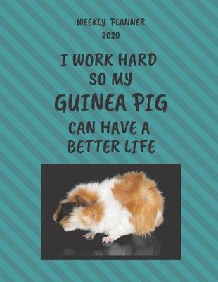 Book cover for Guinea Pig Weekly Planner 2020