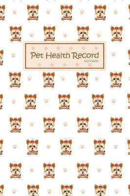 Cover of Pet Health Record Notebook