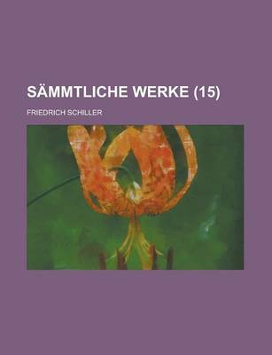 Book cover for Sammtliche Werke (15 )